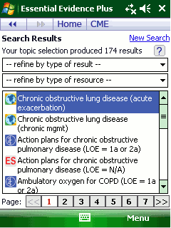 PocketPC Search Results